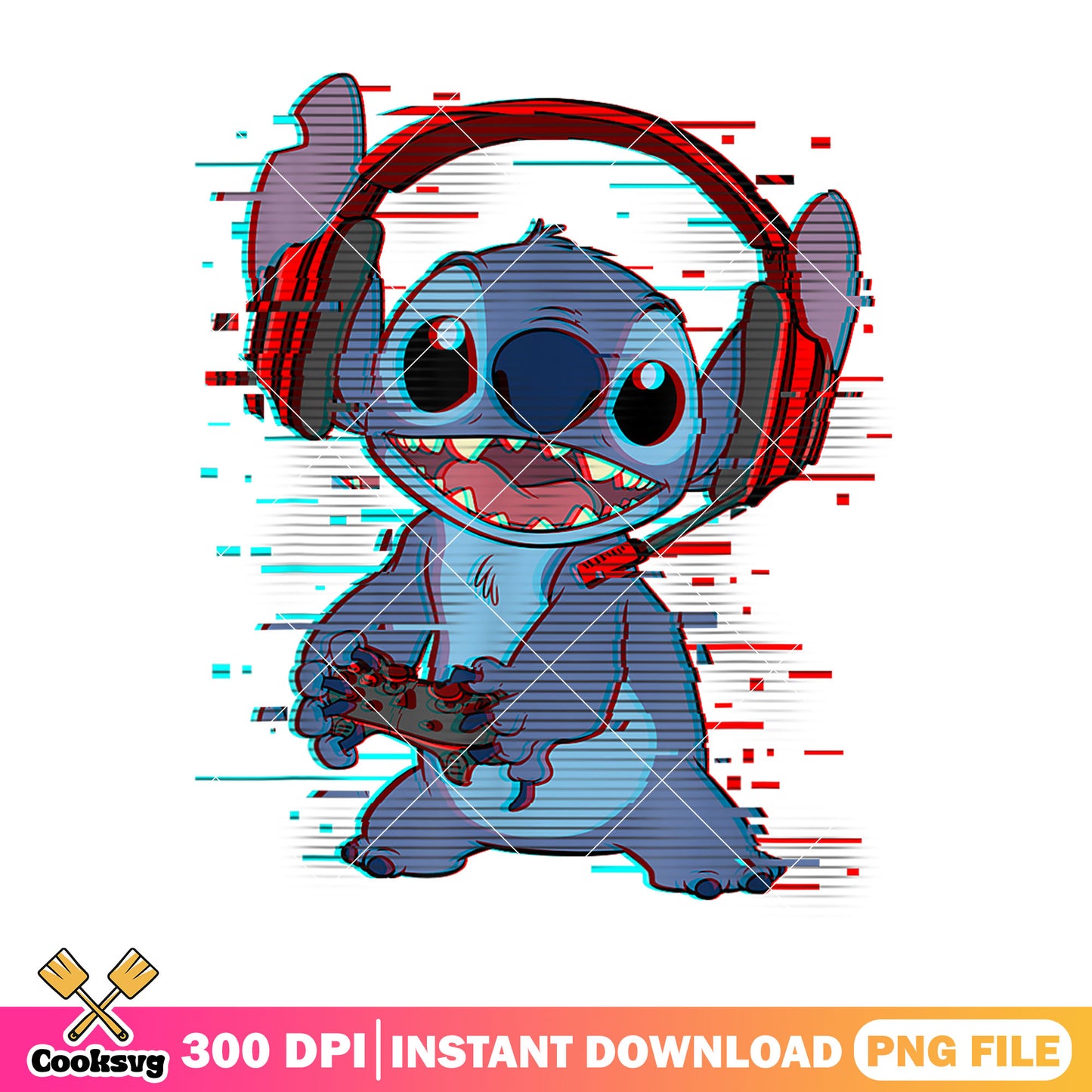 Stitch playing game png file, stitch game png, cute stitch png