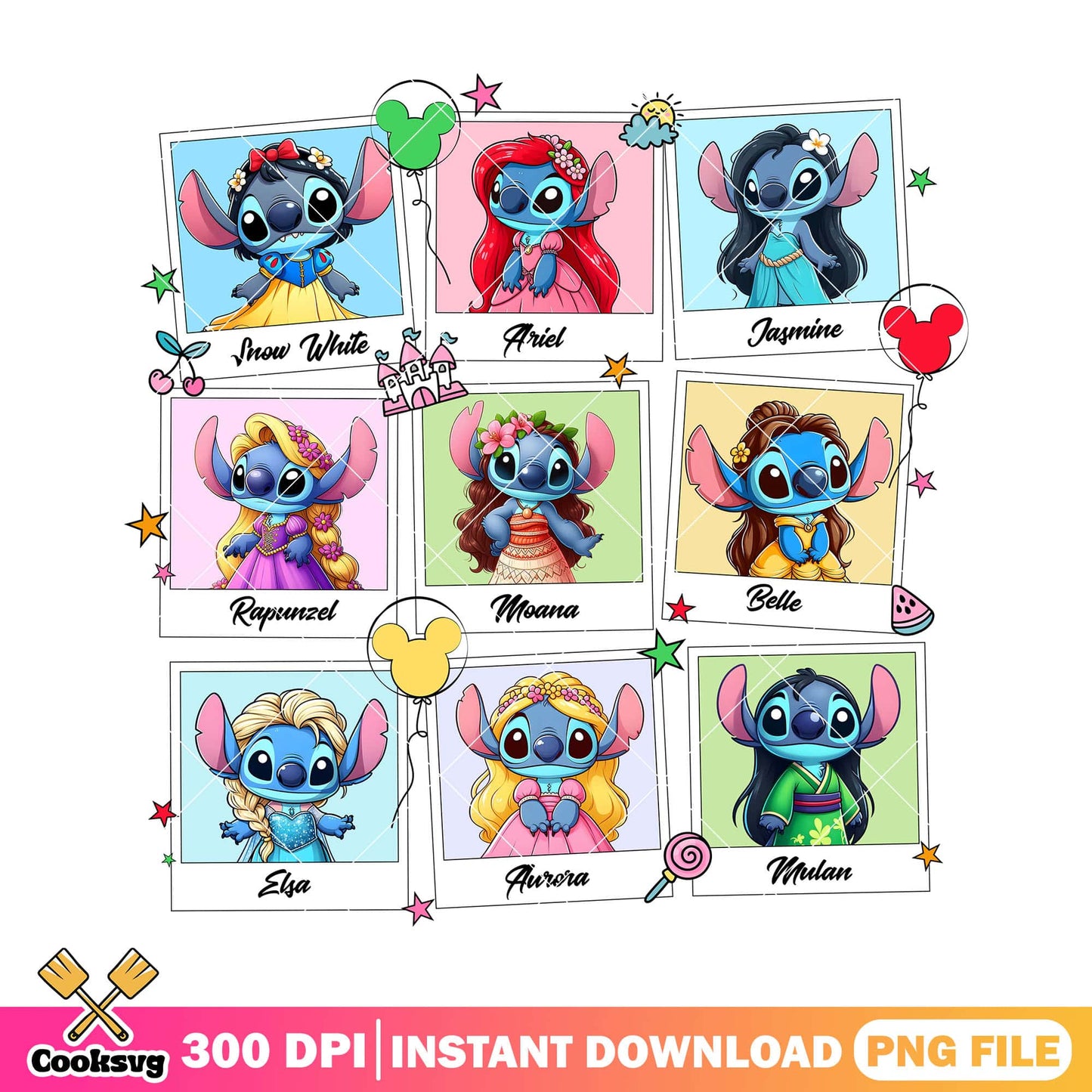 Stitch princess disney costume png, disney princess png, stitch costume png