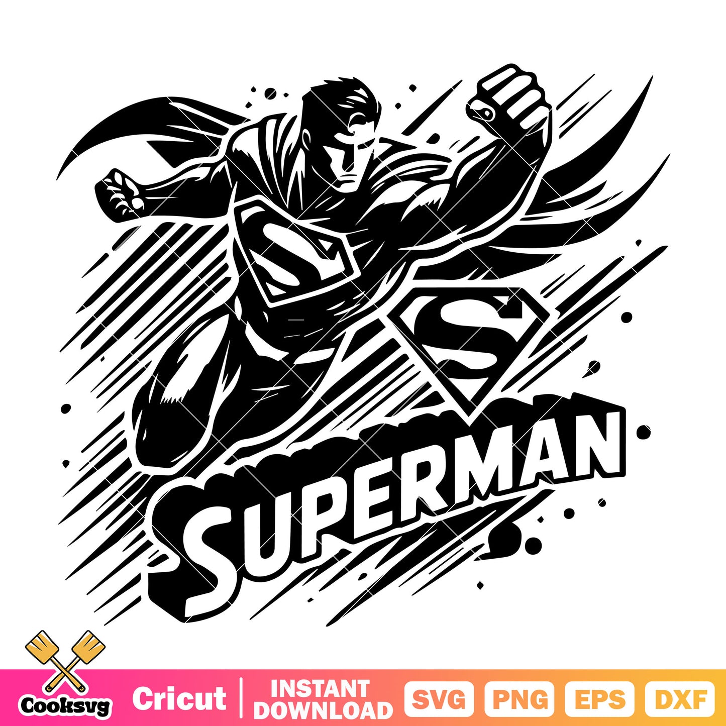 Superman black white svg, new superman movie svg, new superman svg