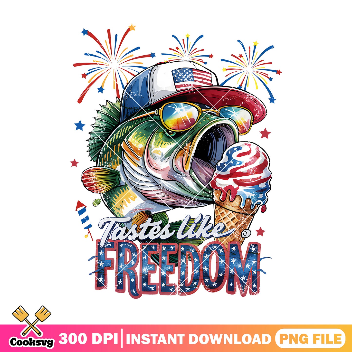 Tastes like the freedom png, america freedom png, america fishing png