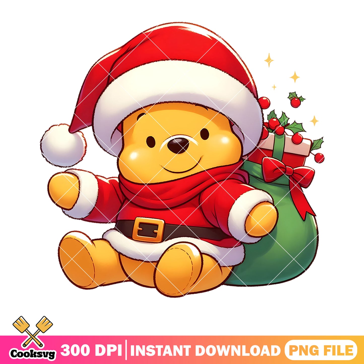 The pooh decorations png, the pooh card cute png, pooh cartoon png