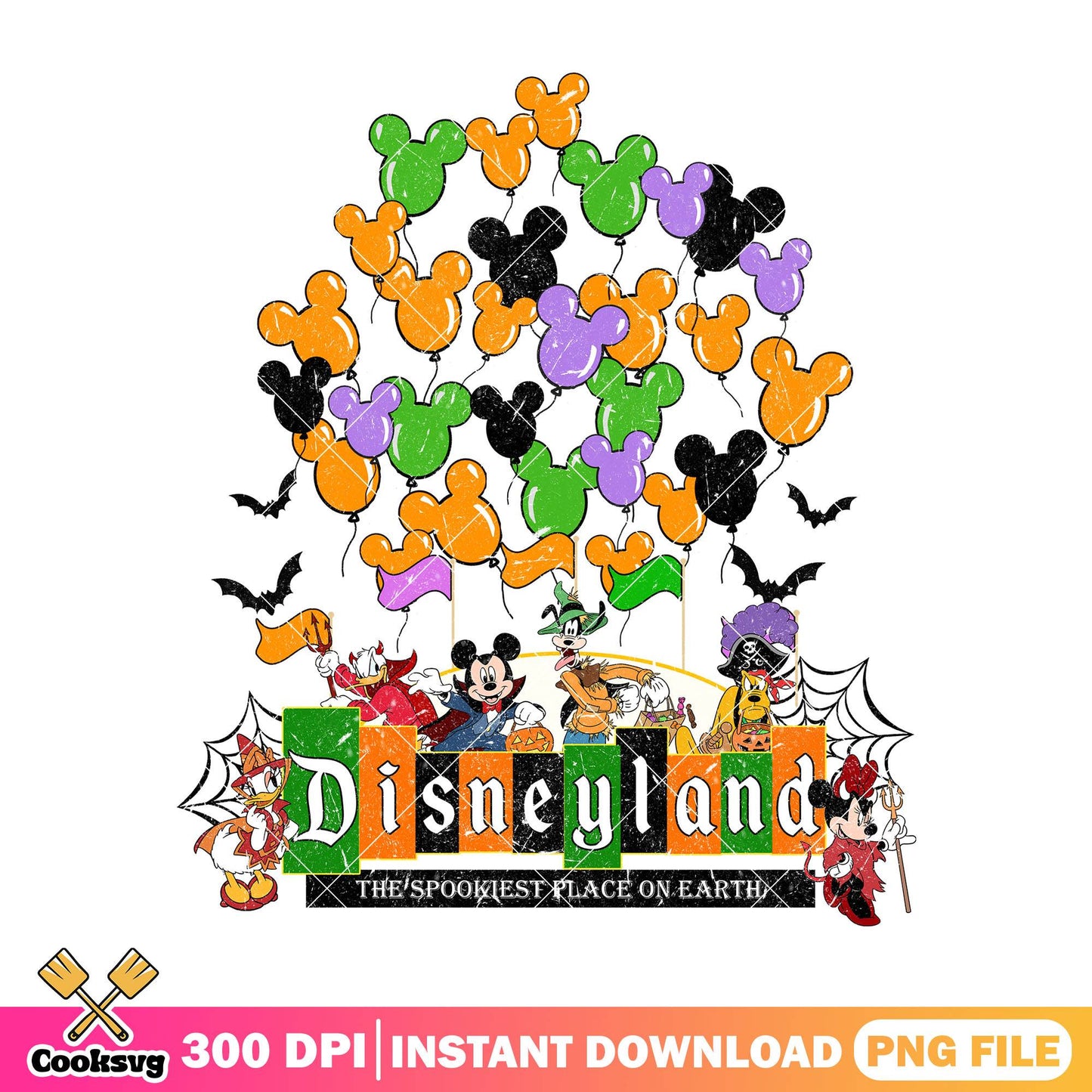 The spookiest disneyland png, halloween art png, disney land png