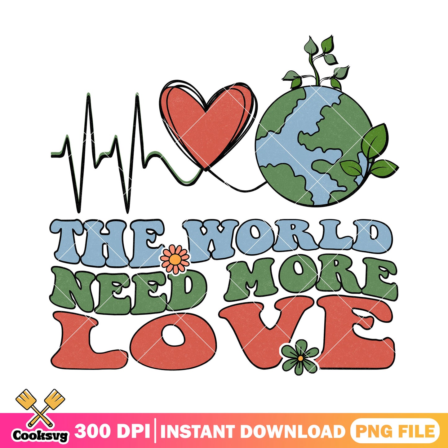 The world need more love png, when is earth day png, planet png