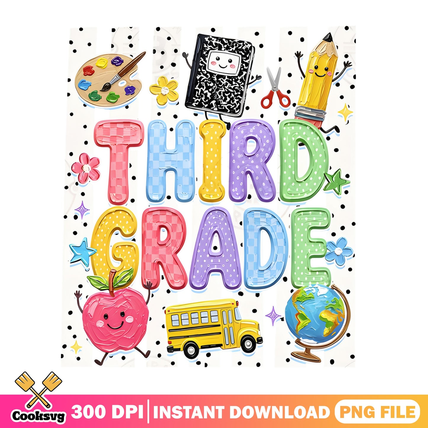 Third Grade PNG, Back To School PNG, Teacher Student PNG
