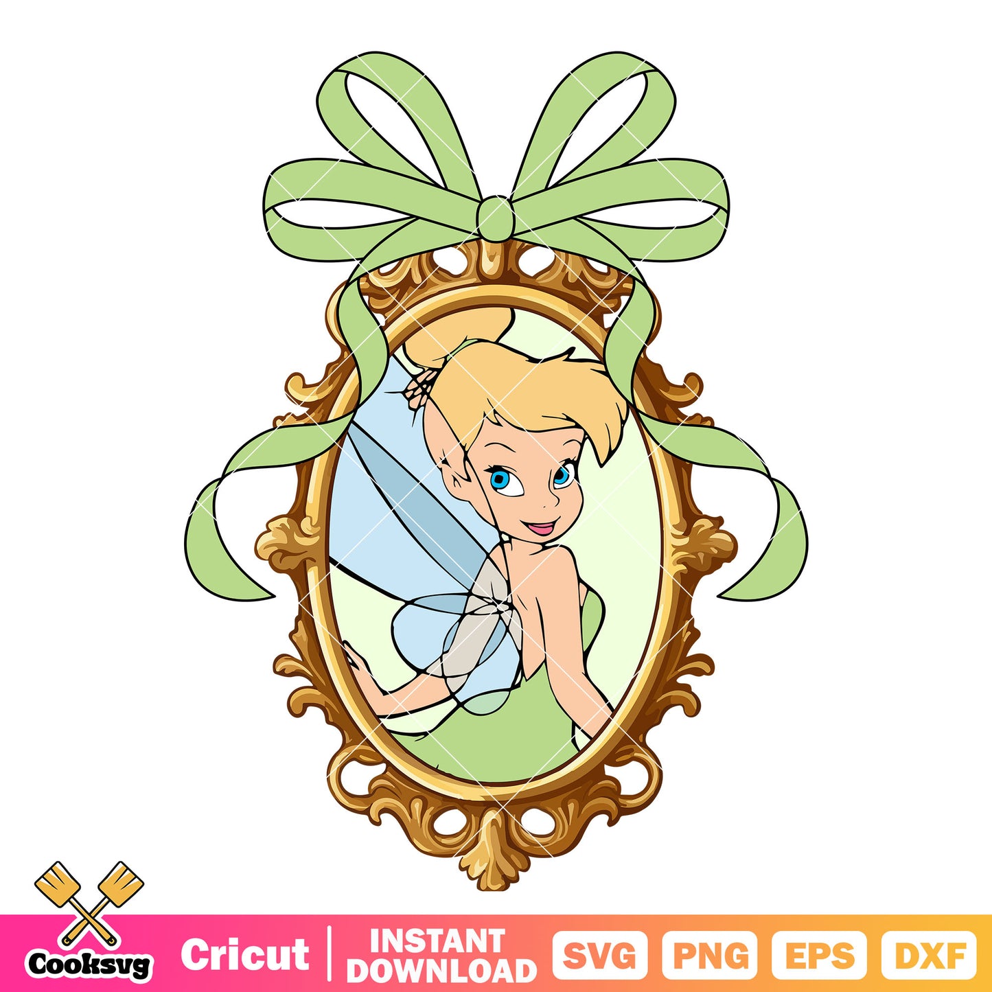 Tinkerbell Princess Disney Magic Mirror PNG, Disney Tinkerbell PNG