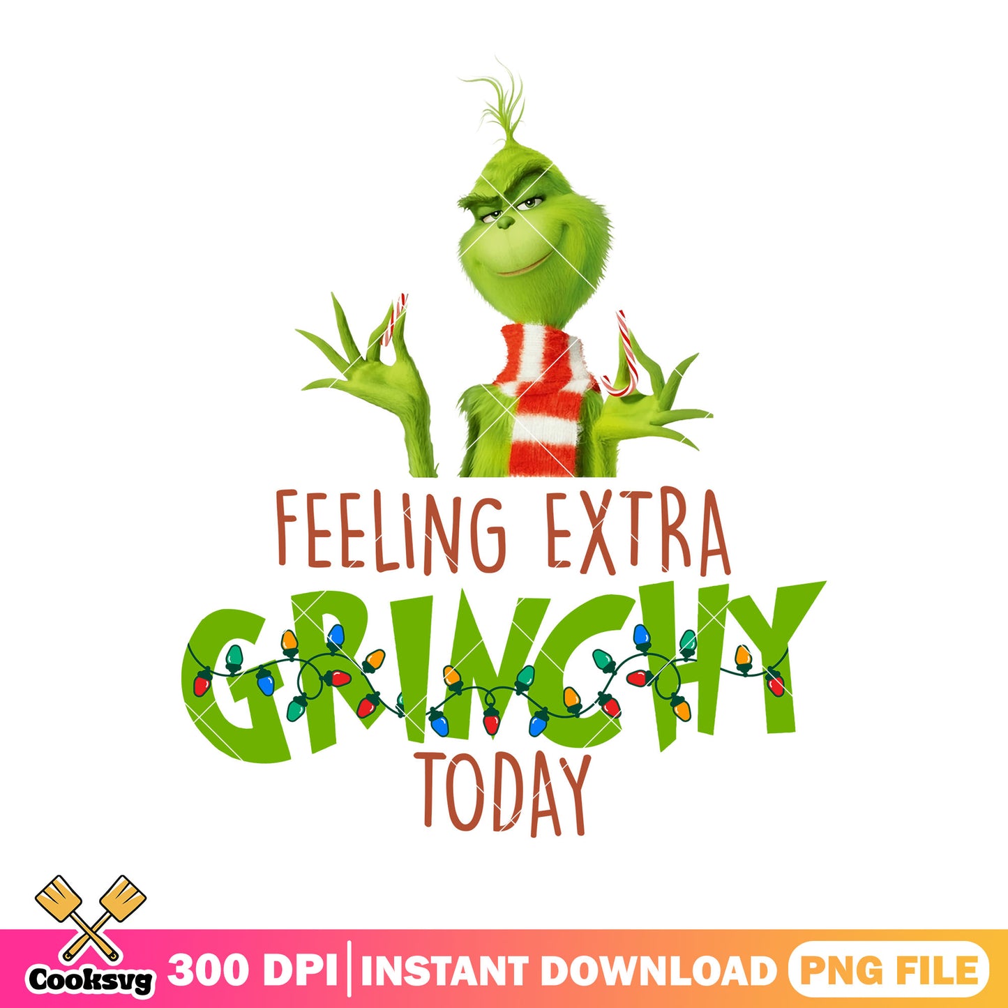 Tooi much grinchy today png, the grinch png, Christmas poster png