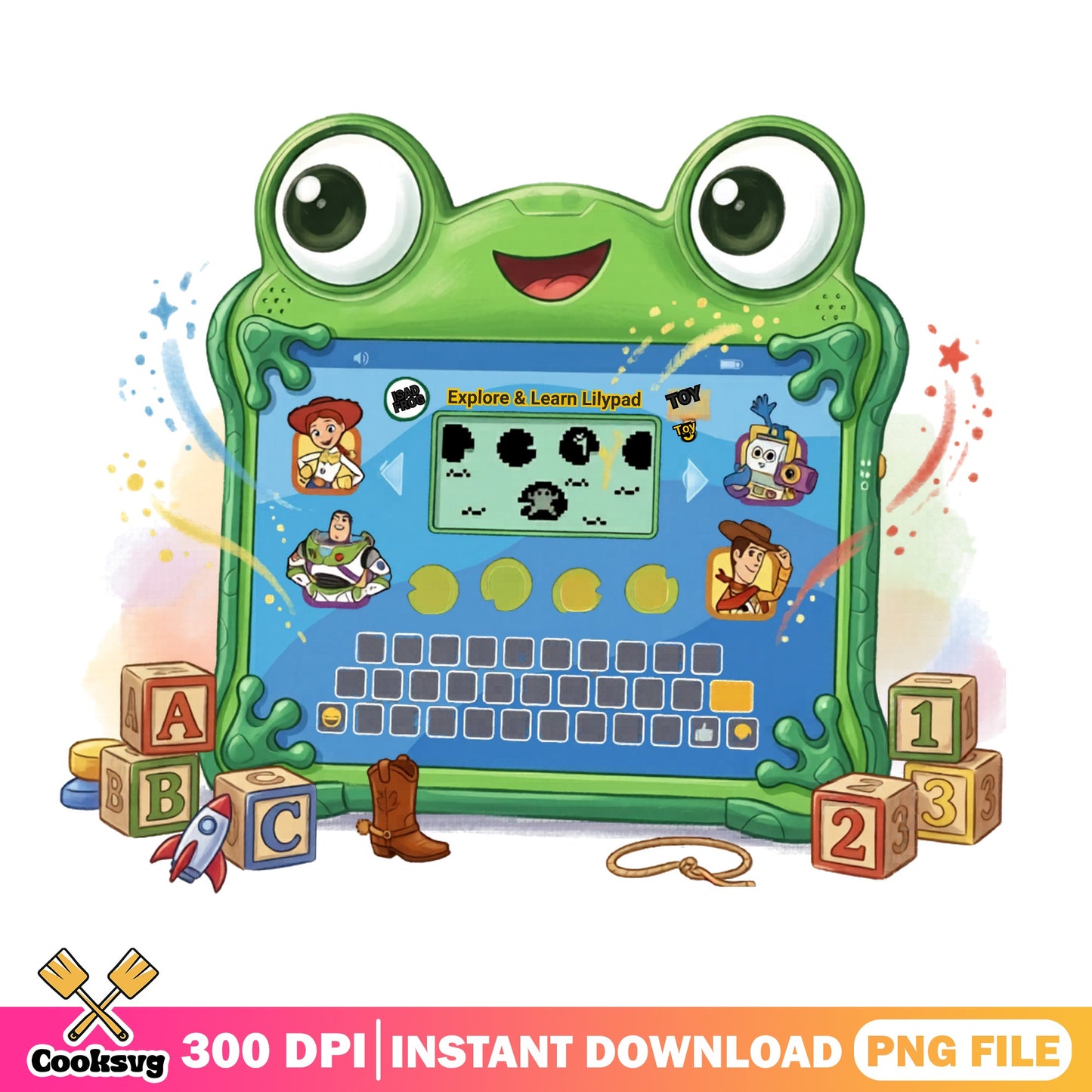 Toy Story Leapfrog Explore And Learn PNG, Disney PNG, Kids PNG