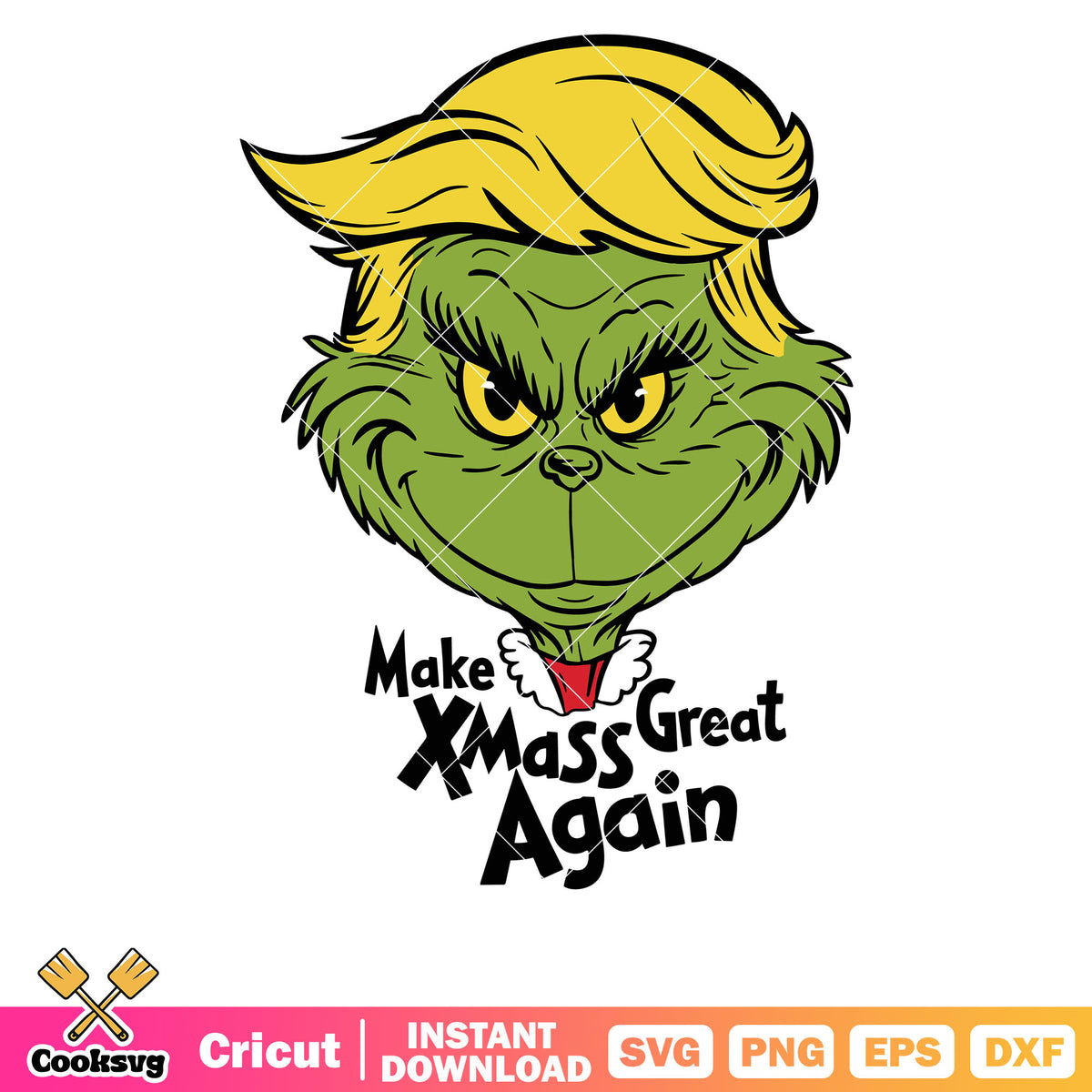 Trump make xmass great again svg, make america great again svg