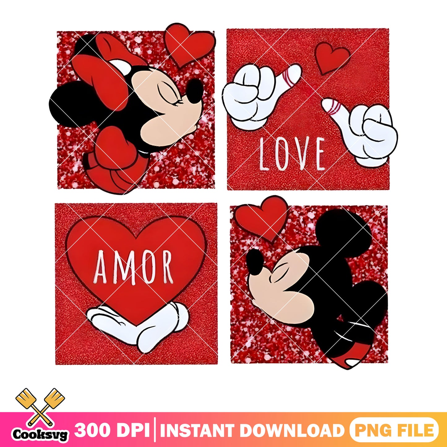 Valentines amor love disney png, disney valentines png, minnie mouse png