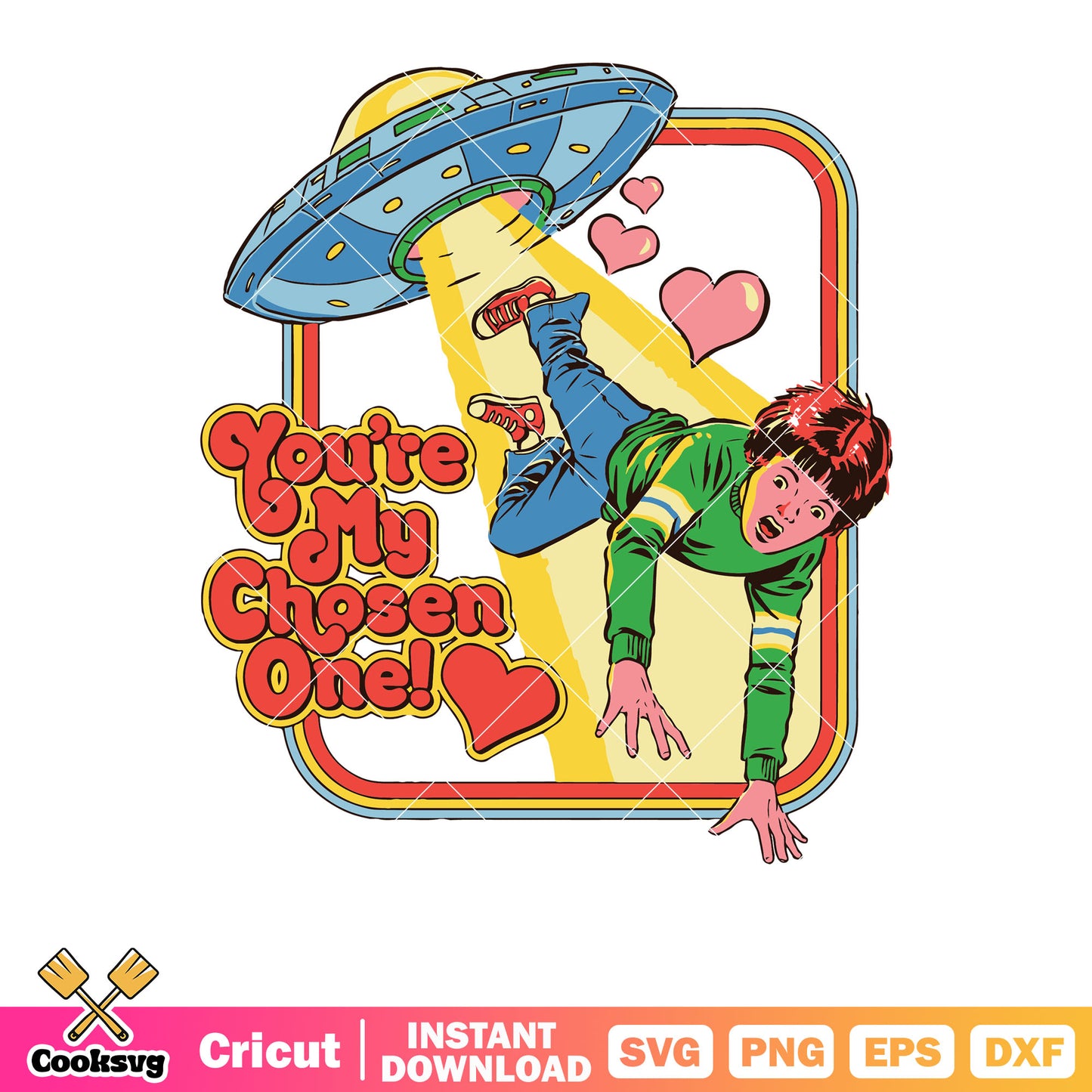 Valentine youre my chosen one text svg, my chosen one svg, valentine quotes svg