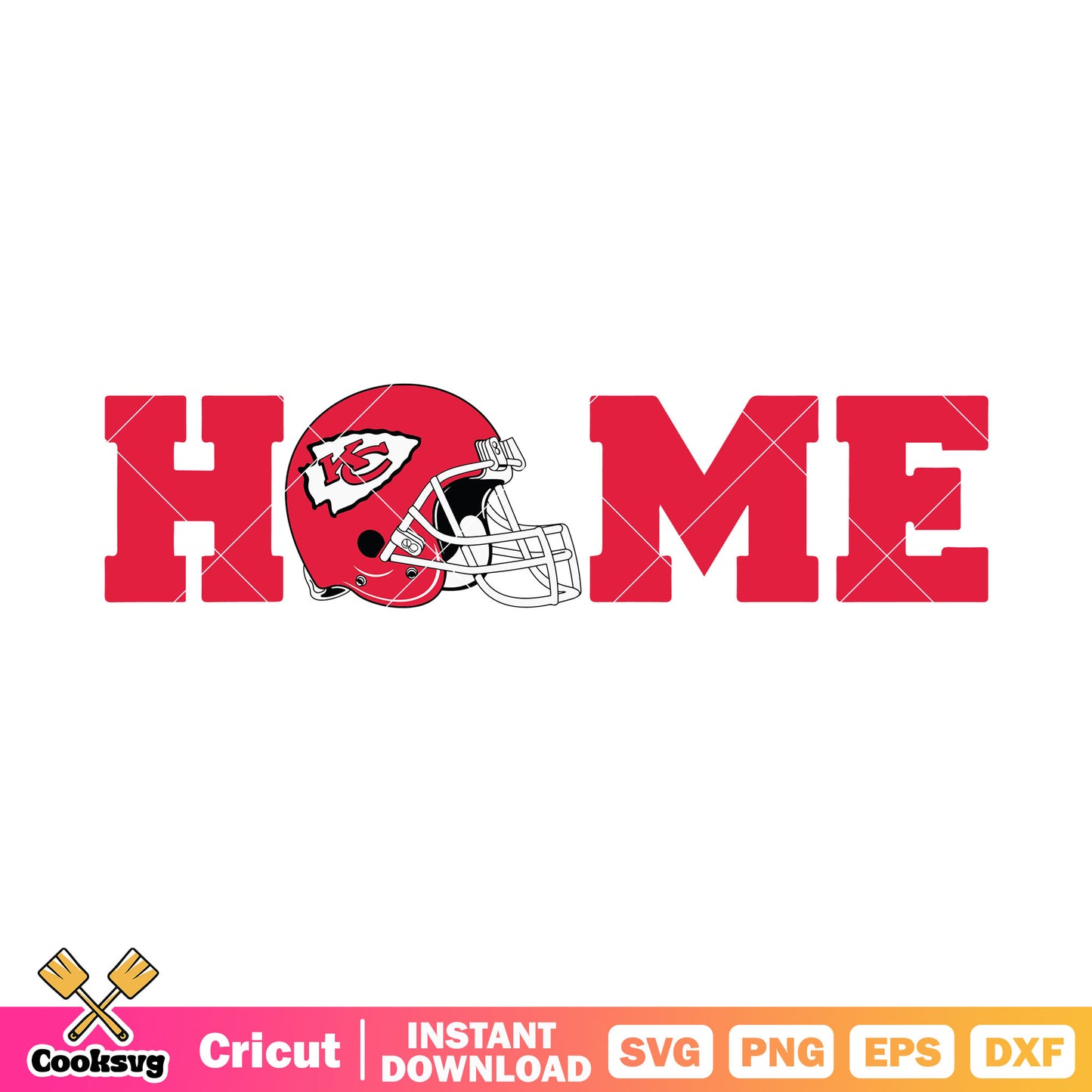 Way to home helmets love svg, kc chief svg, nfl teams svg