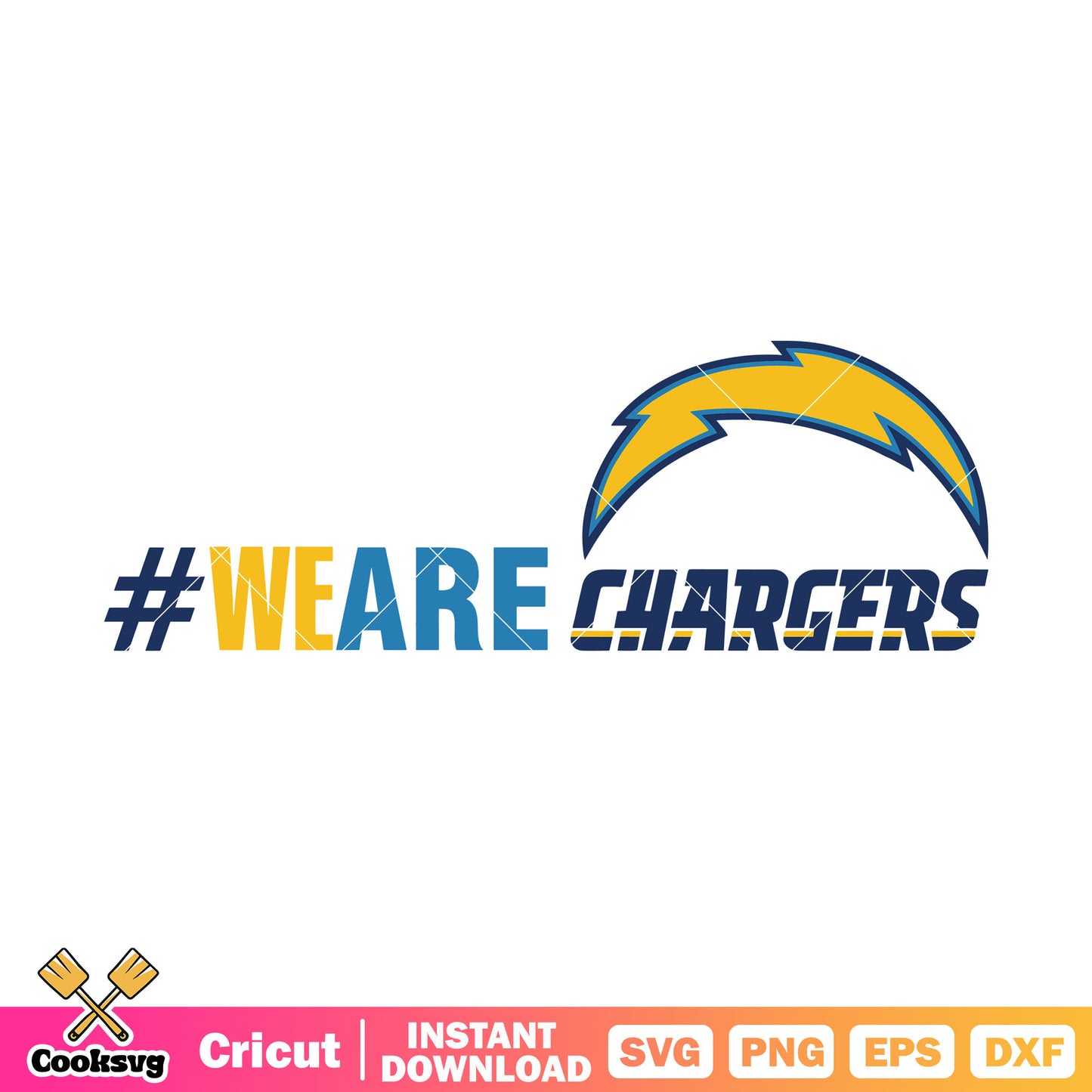 We are chargers svg, Los angeles chargers svg, nfl teams svg