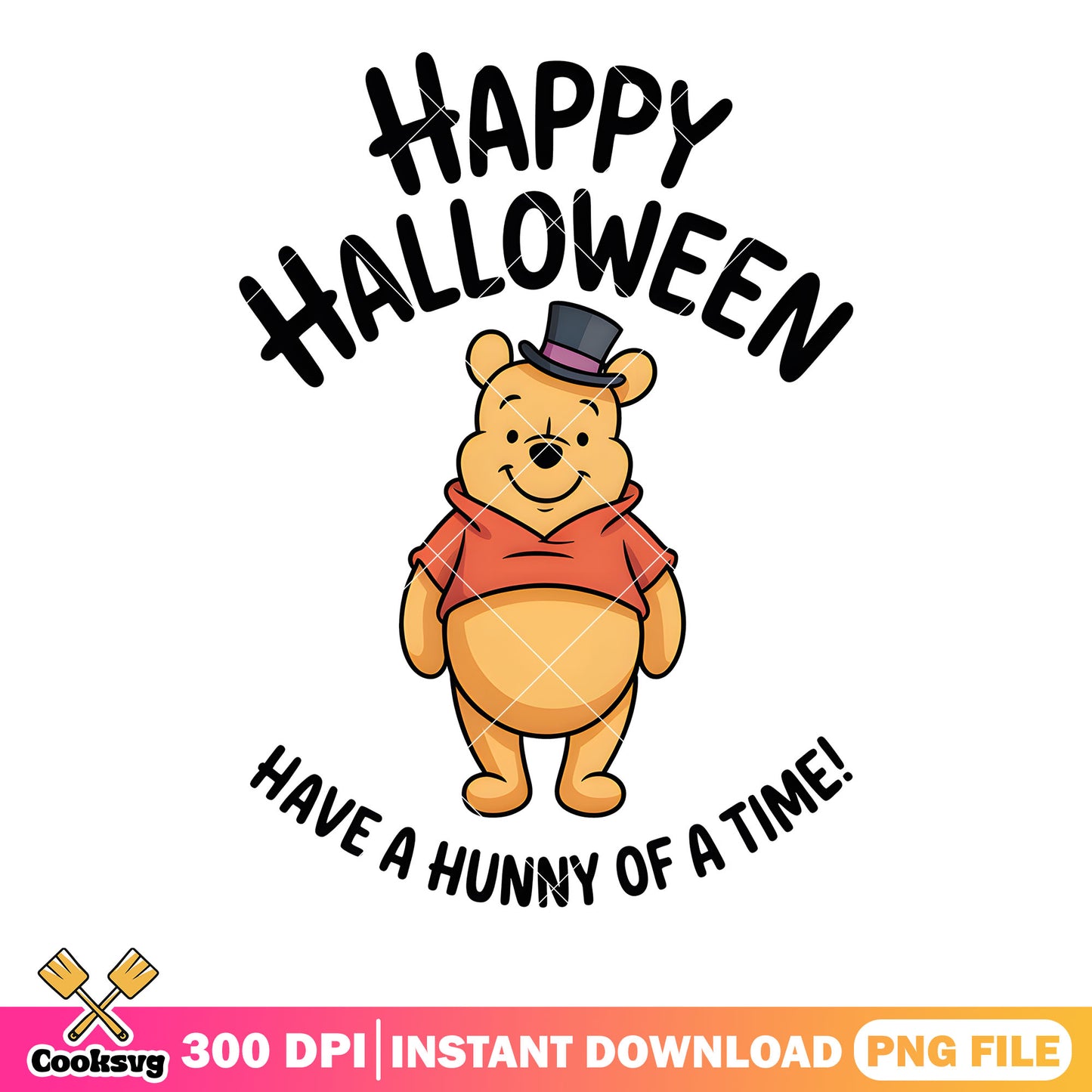 Winnie pooh halloween png, pooh bear png, halloween pooh bear png