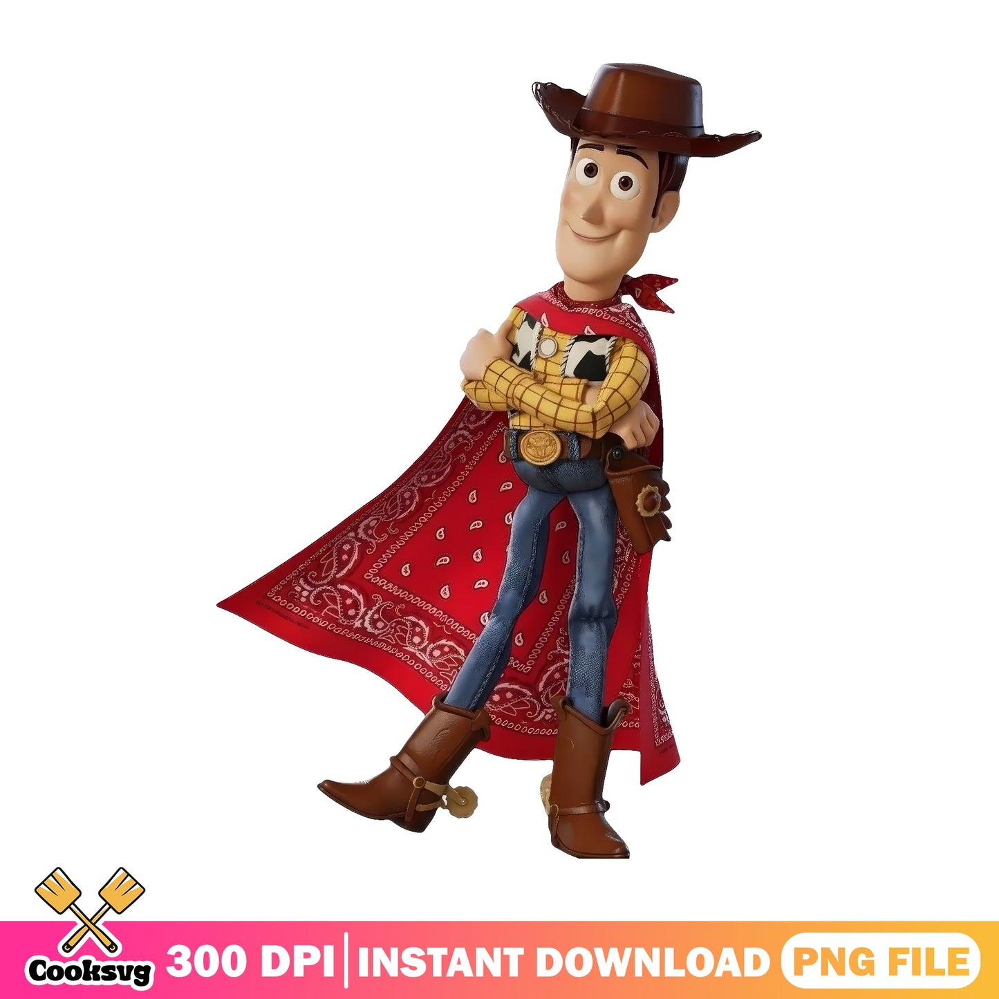 Woody Toy Story Cowboy PNG, Disney Pixar PNG, Toy Story PNG