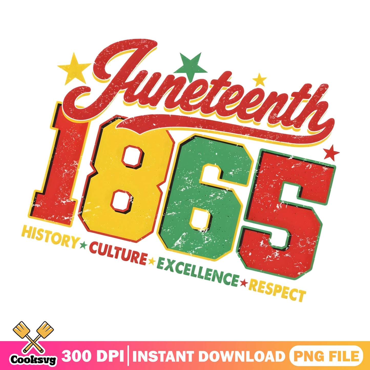 Juneteenth 1865 PNG, Black History Culture Excellence, Juneteenth PNG