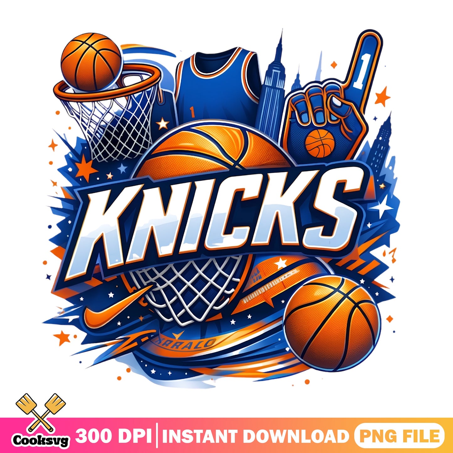 New York Knicks PNG, NBA Basketball Fan Shirt, Knicks PNG
