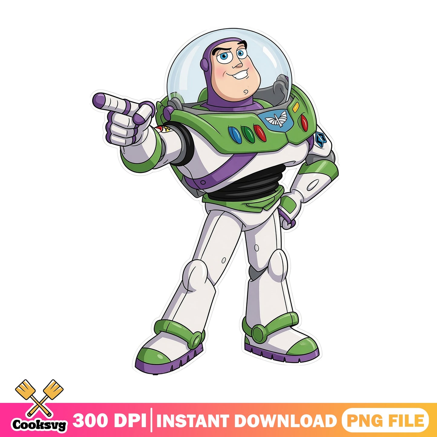 Buzz Lightyear Toy Story PNG, Disney Pixar PNG, Toy Story PNG