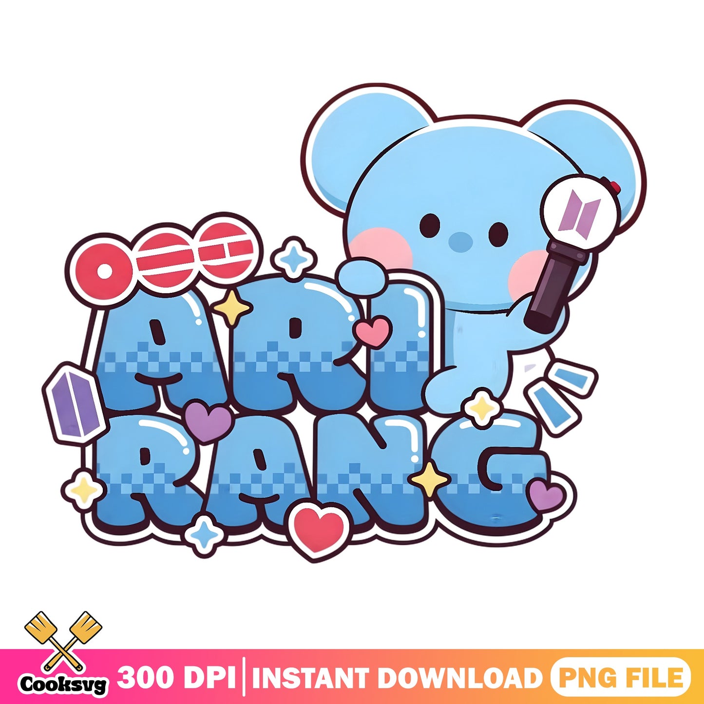 BT21 Koya Arirang PNG, BTS Kpop Fan Art PNG, Cute Koya PNG