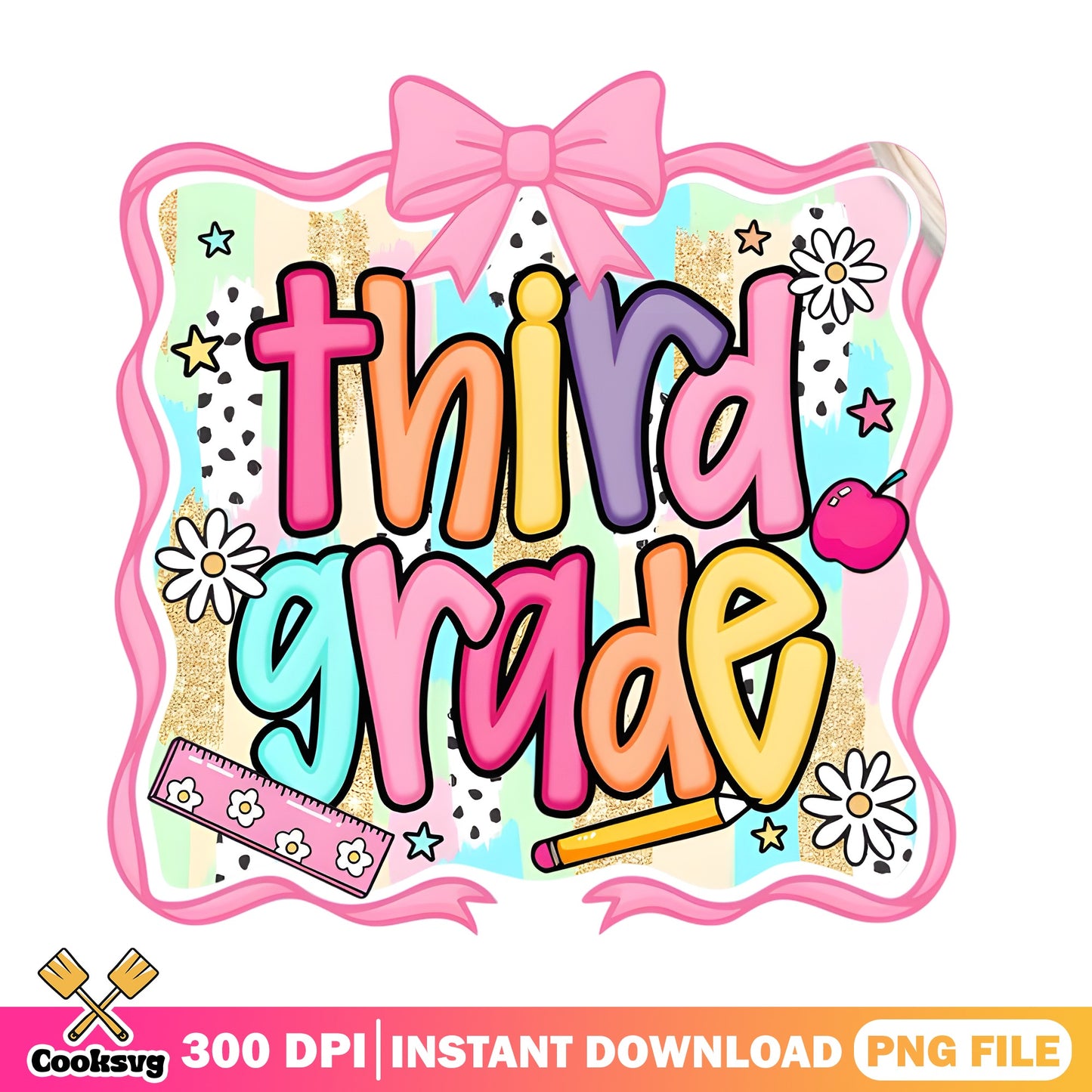 Third Grade PNG, Back To School PNG, Teacher Student PNG