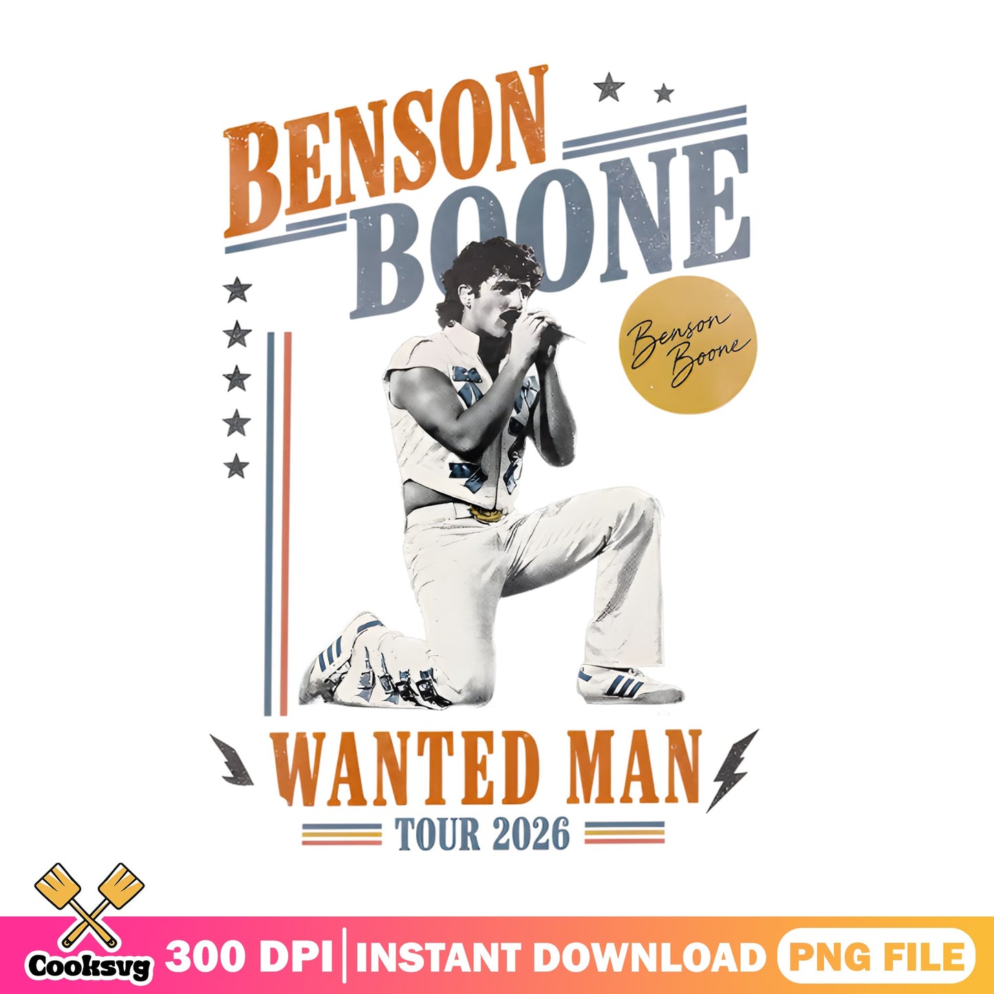 Benson Boone Wanted Man Tour 2026 PNG, Concert PNG, Music PNG
