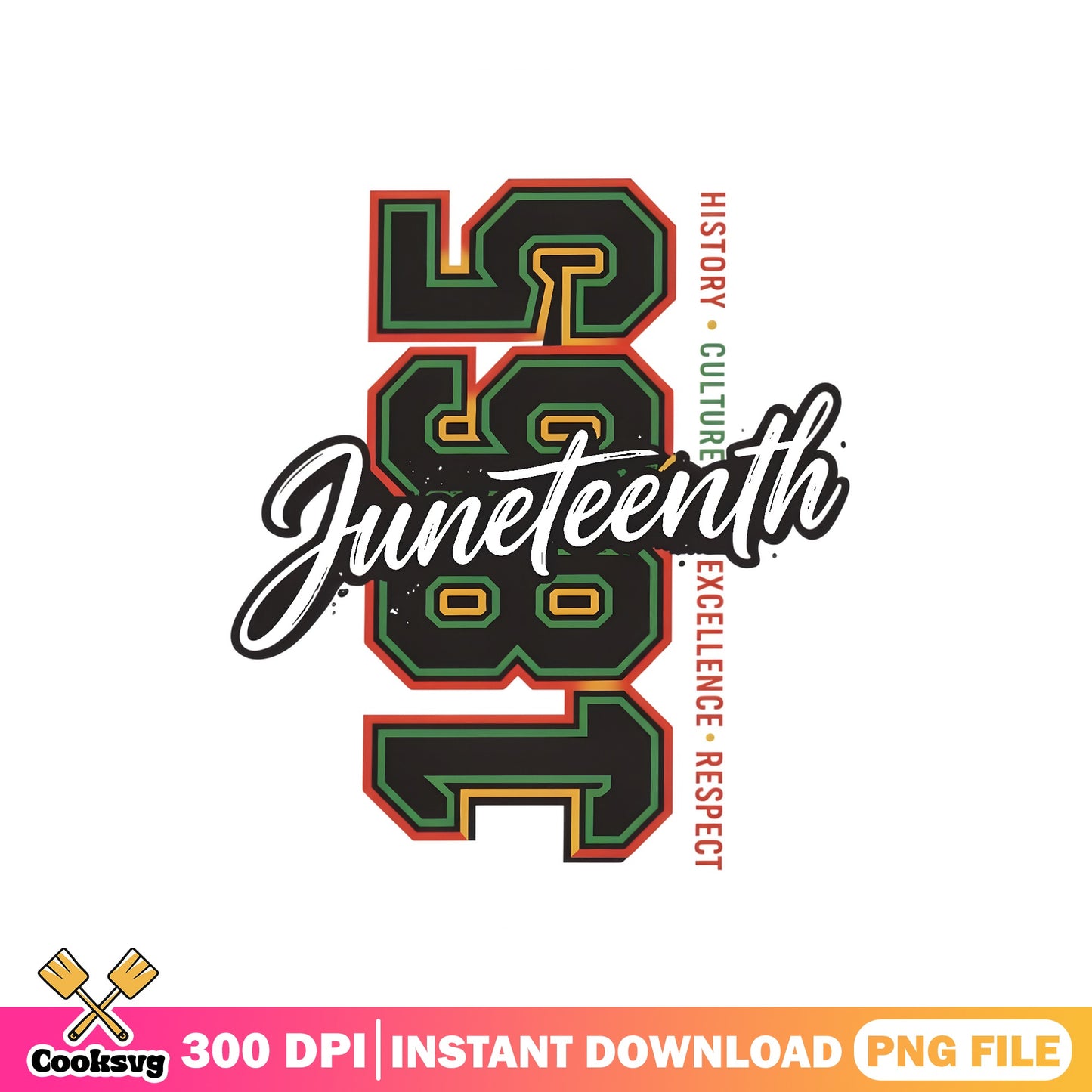 Juneteenth 1865 PNG, Black History Culture Excellence, Juneteenth PNG