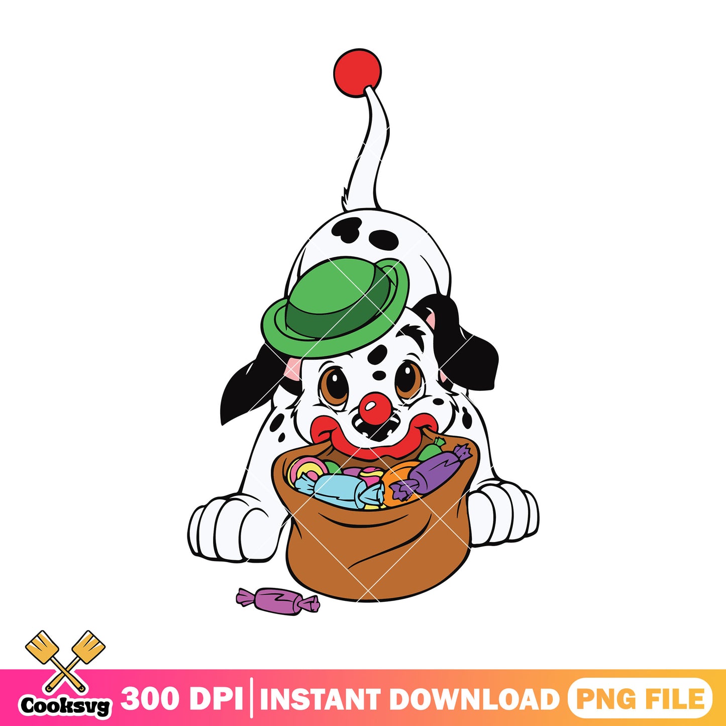 101 Dalmatians halloween png. disney halloween png, dalmatians disney png