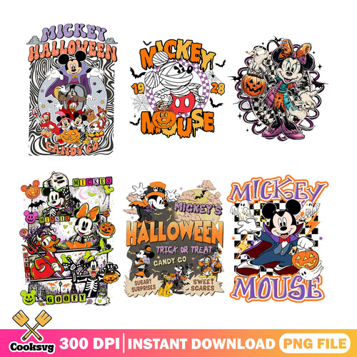 Mickey Candy Co PNG Bundle, Mickey Mummy 1928 PNG, Vampire Mickey PNG