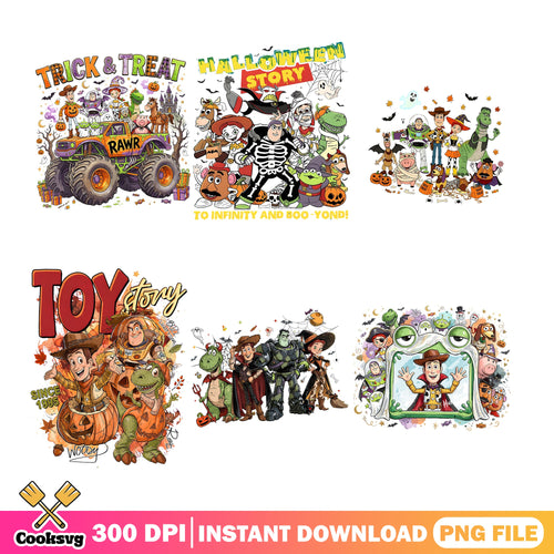 Toy Story Trick Treat PNG Bundle, Infinity And Boo Yond PNG, Woody PNG