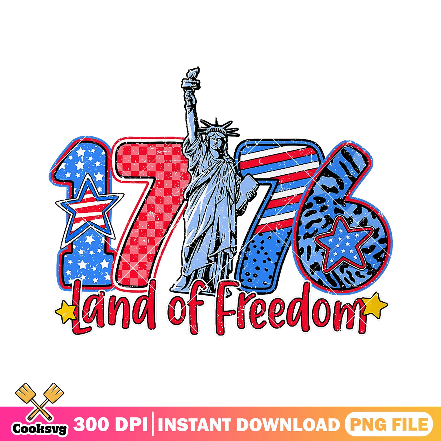 1776 america land of freedom png, america freedom​ png, america statue png