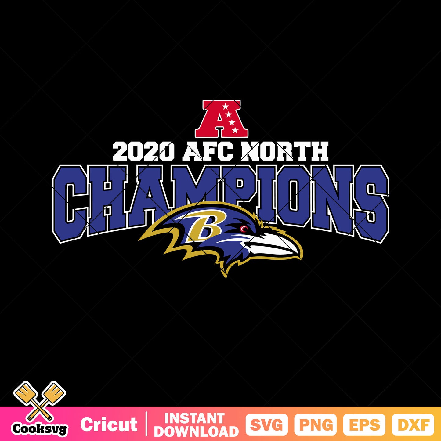 2020 afc north champions svg. baltimore ravens svg, nfl falcons​ svg