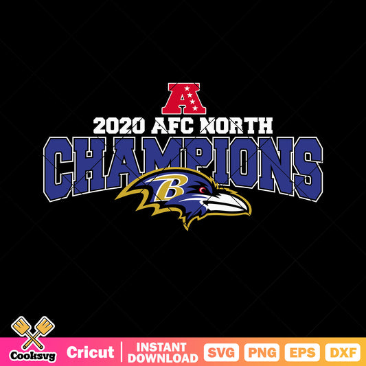 2020 afc north champions svg. baltimore ravens svg, nfl falcons​ svg