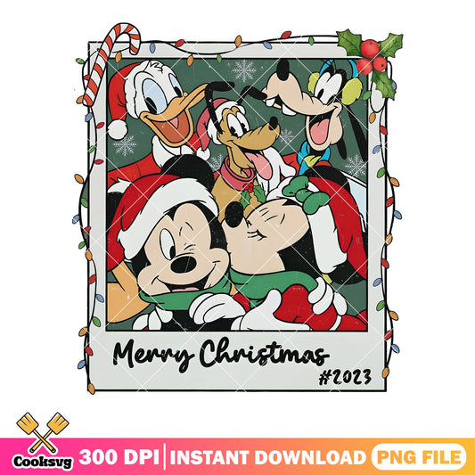2023 christmas disney png, donald duck png, mickey and friends png