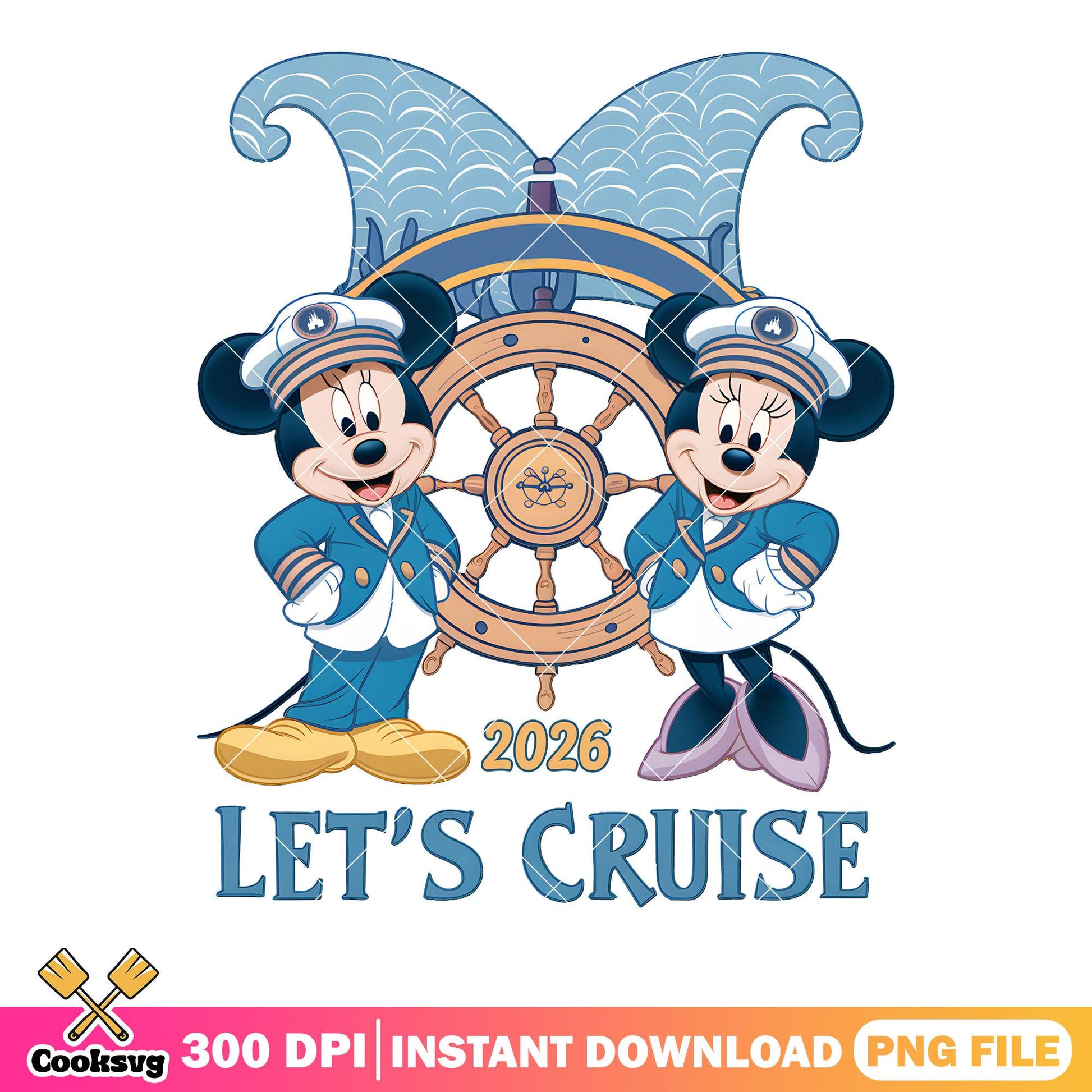 2026 lets cruise png, disney cruise line png, mickey minnie png
