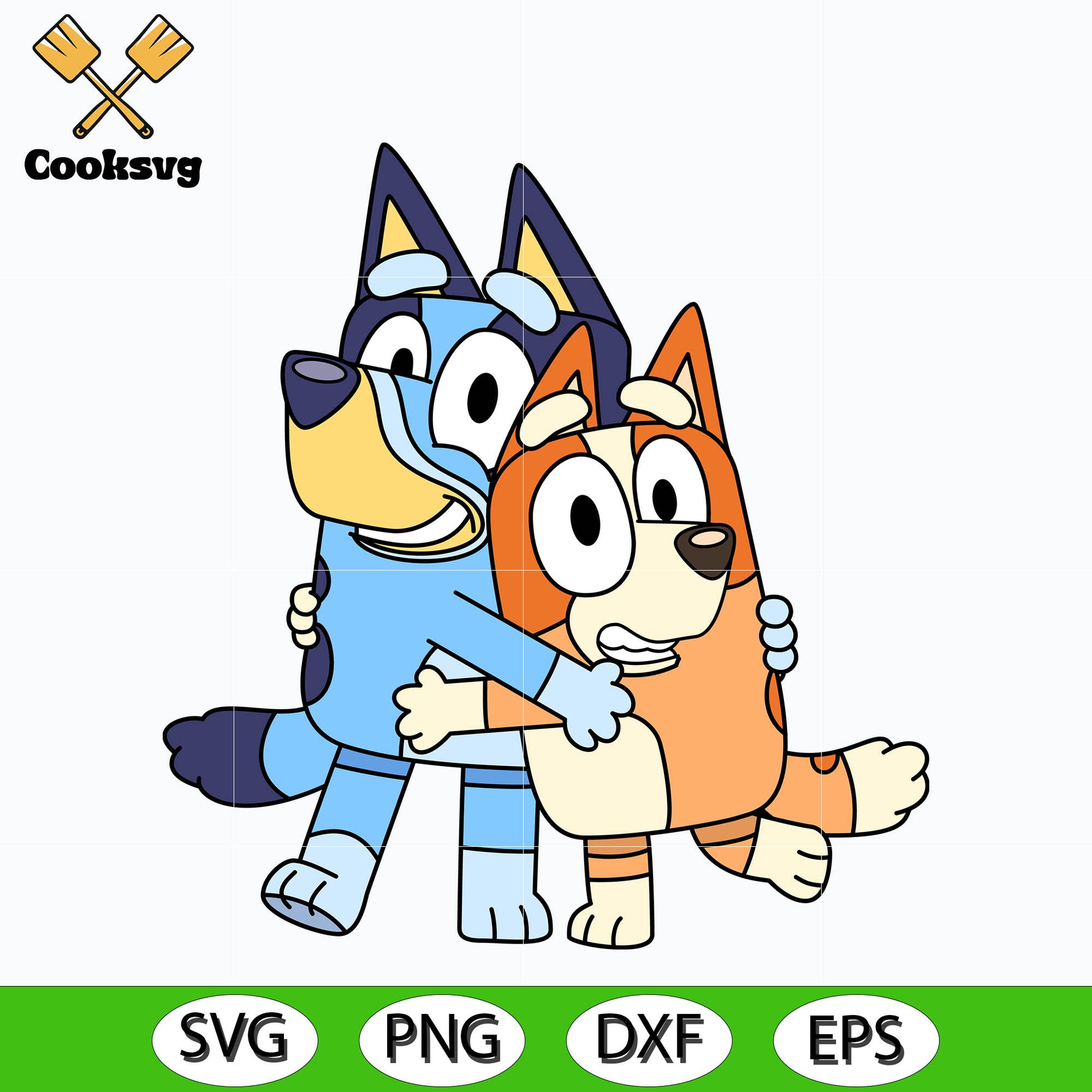 Bluey and bingo brother svg