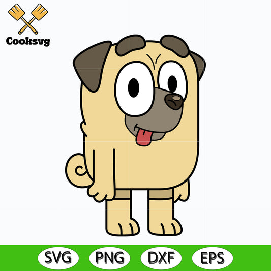 Bluey dog friends buddy svg