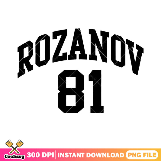 81 rozanov hockey sweater png, heated rivalry png, ilya rozanov png