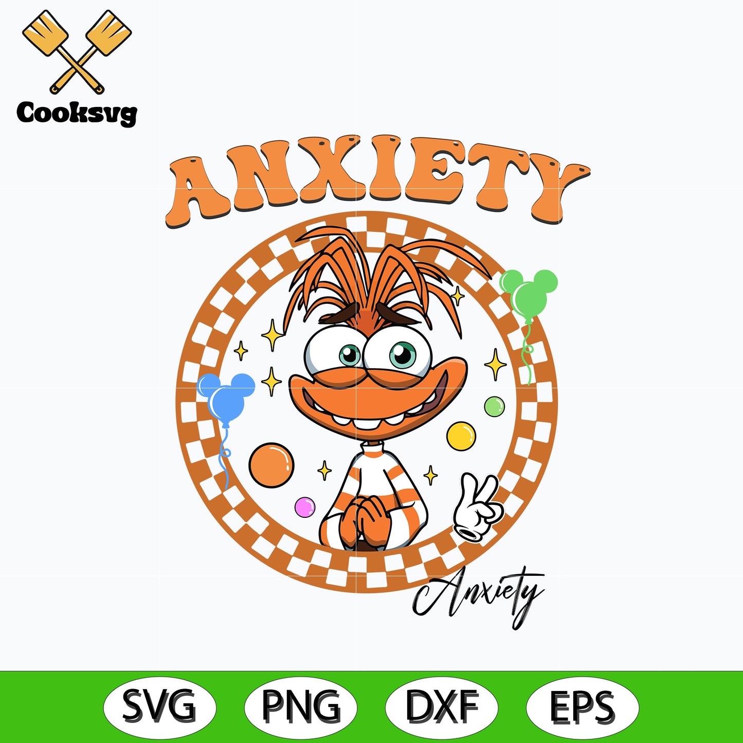 Anxiety Inside out 2 svg