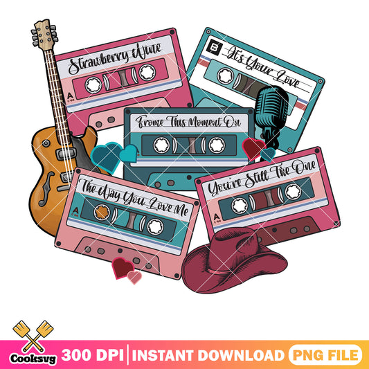 90s Love Song valentine png design, 90s song png, valentine song png