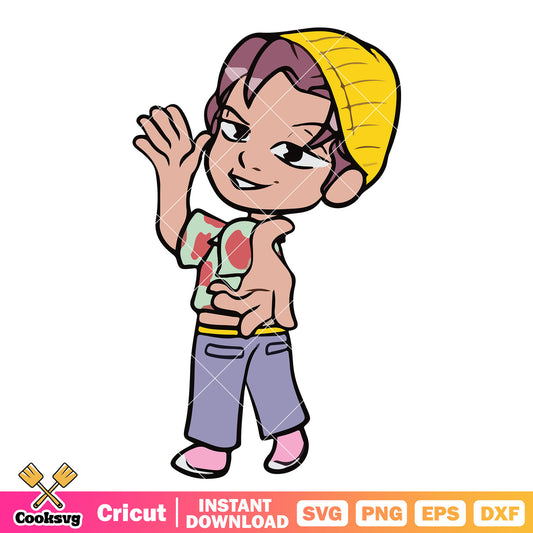 Abby kpop hunters svg, abby saja boys svg, kpop demon hunters svg