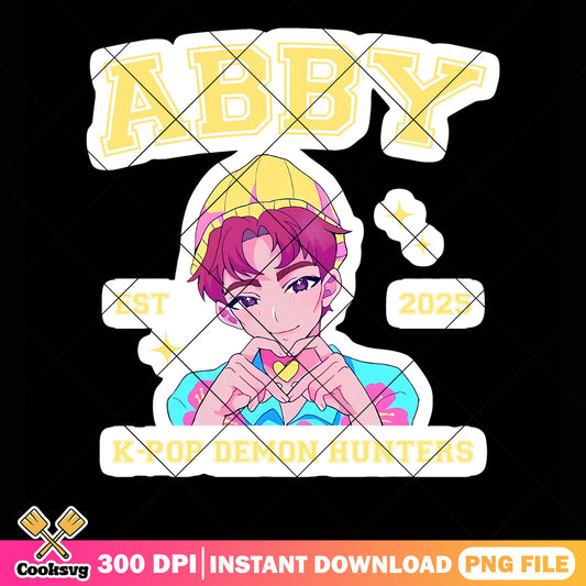 Abby kpop saja est 2025 png, abby saja boys png, kpop demon hunters png
