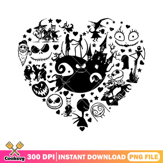 A big black heart png, heart art png, halloween art png