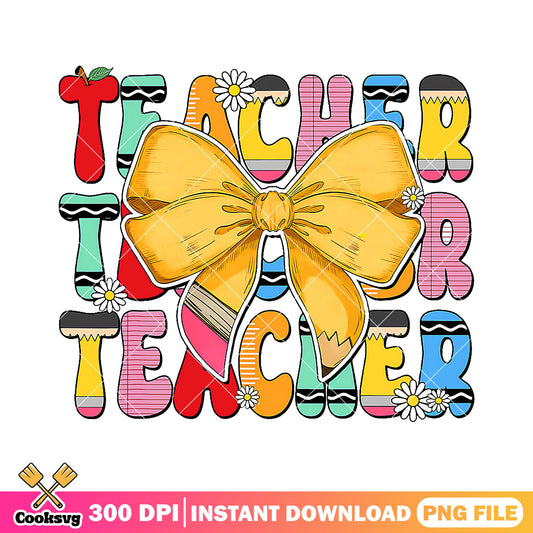 A big bow design png, back to school font png, bow yellow png