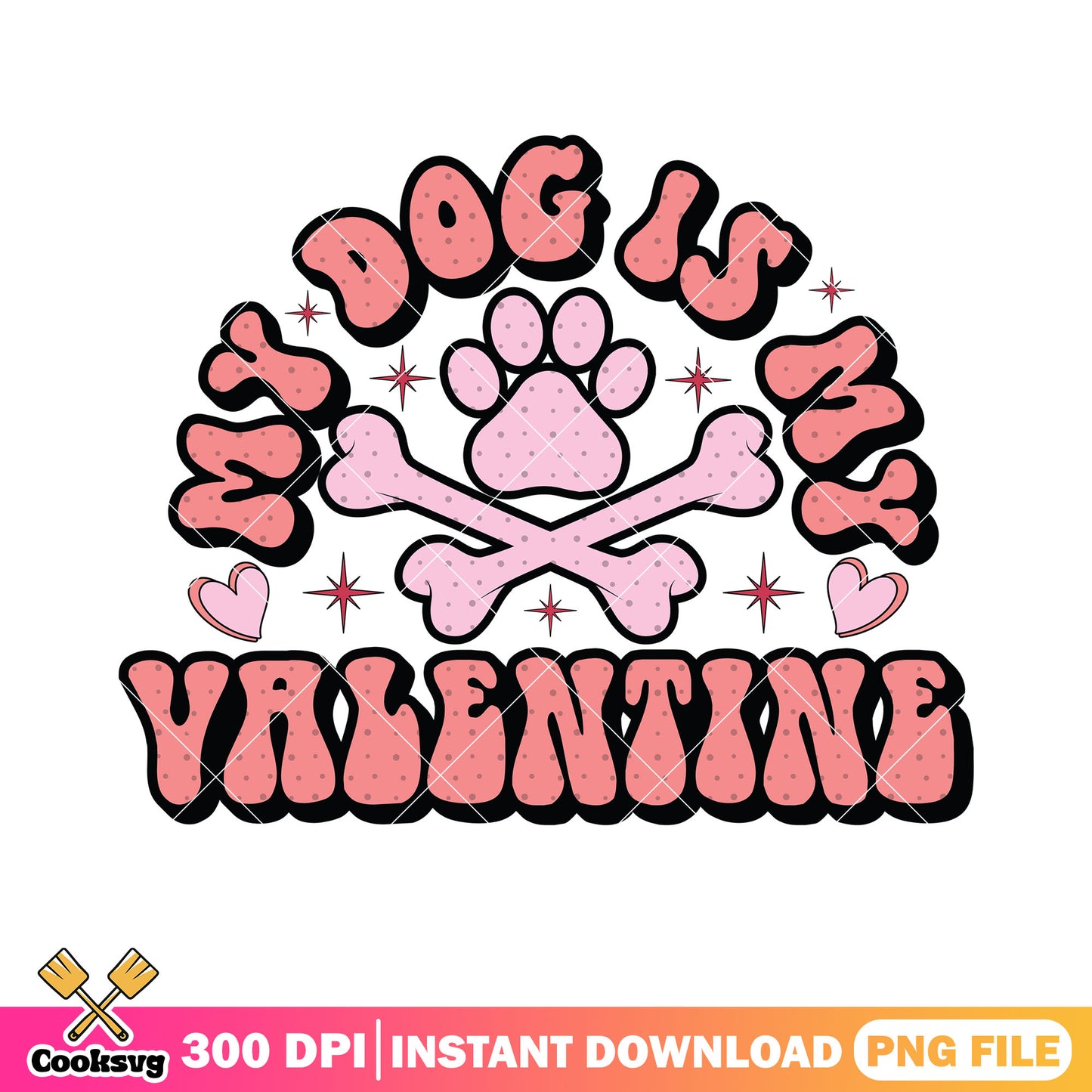 Adorable dog valentines png, valentine dog png, cute vibes png