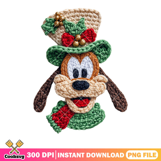 Adorable pluto xmas png, mickey and friends png, merry christmas​ png