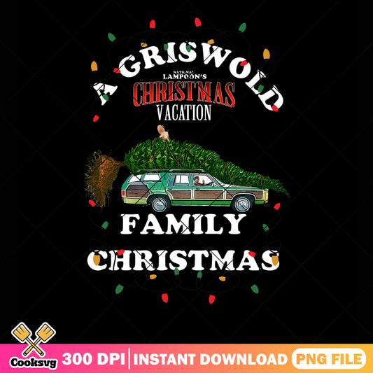 A griswold  family christmas png, lampoon christmas png, pine tree png