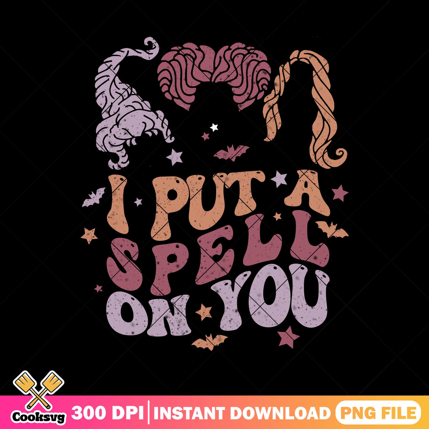 A hocus spell on you png, hocus pocus png, happy halloween png
