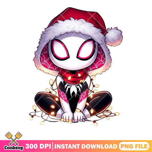 A little spider gwen png, gwen stacy​ png, merry christmas png