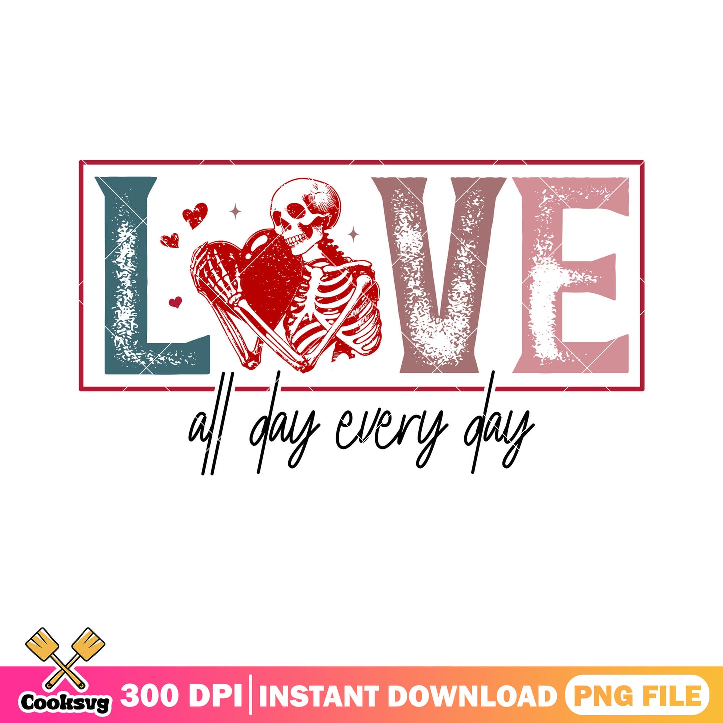 All day love valentine png, happy valentine png, valentine season png