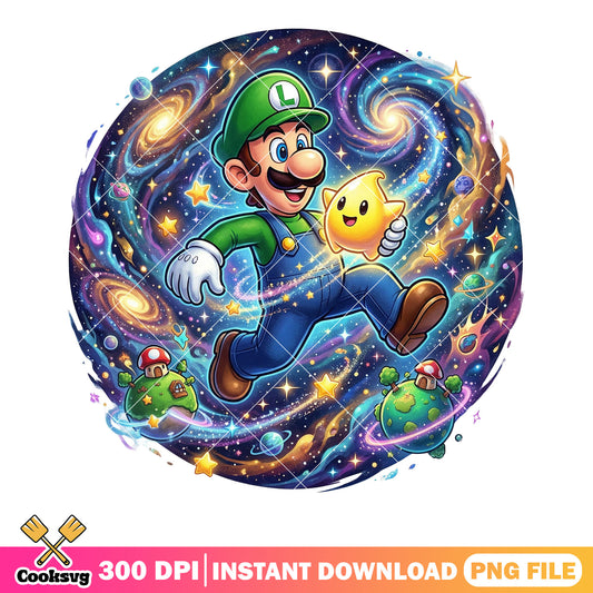 All galaxy luigi luma png, luigi characters png, nintendo games png
