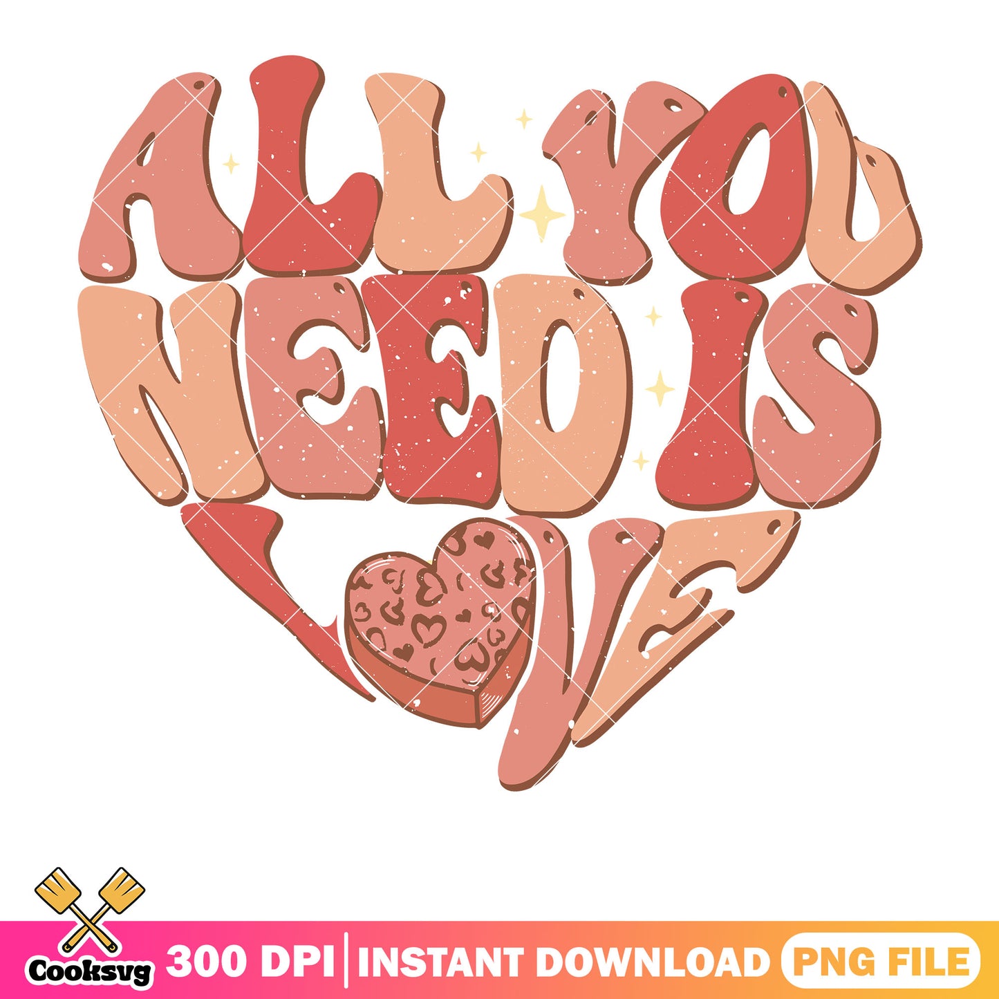 All you need is love heart png, love valentine png, valentine day png